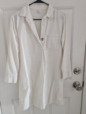 Linen blend dress